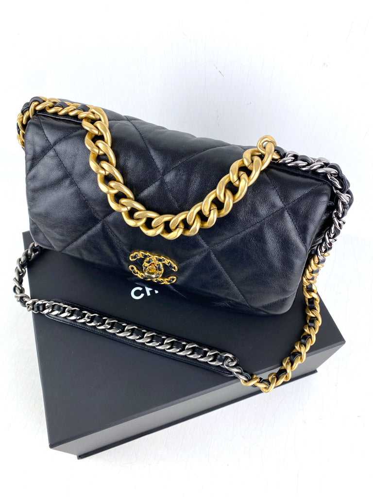 Chanel 19 Large Handbag/Crossbody Taske - (Nypris 52.420 kr)