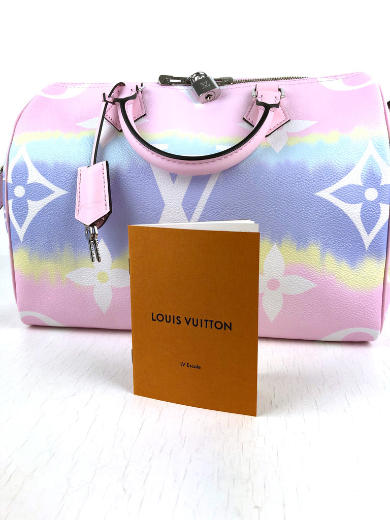 Louis Vuitton - Limited Edition ! Speedy Bandouliere Escale 30 Pastel