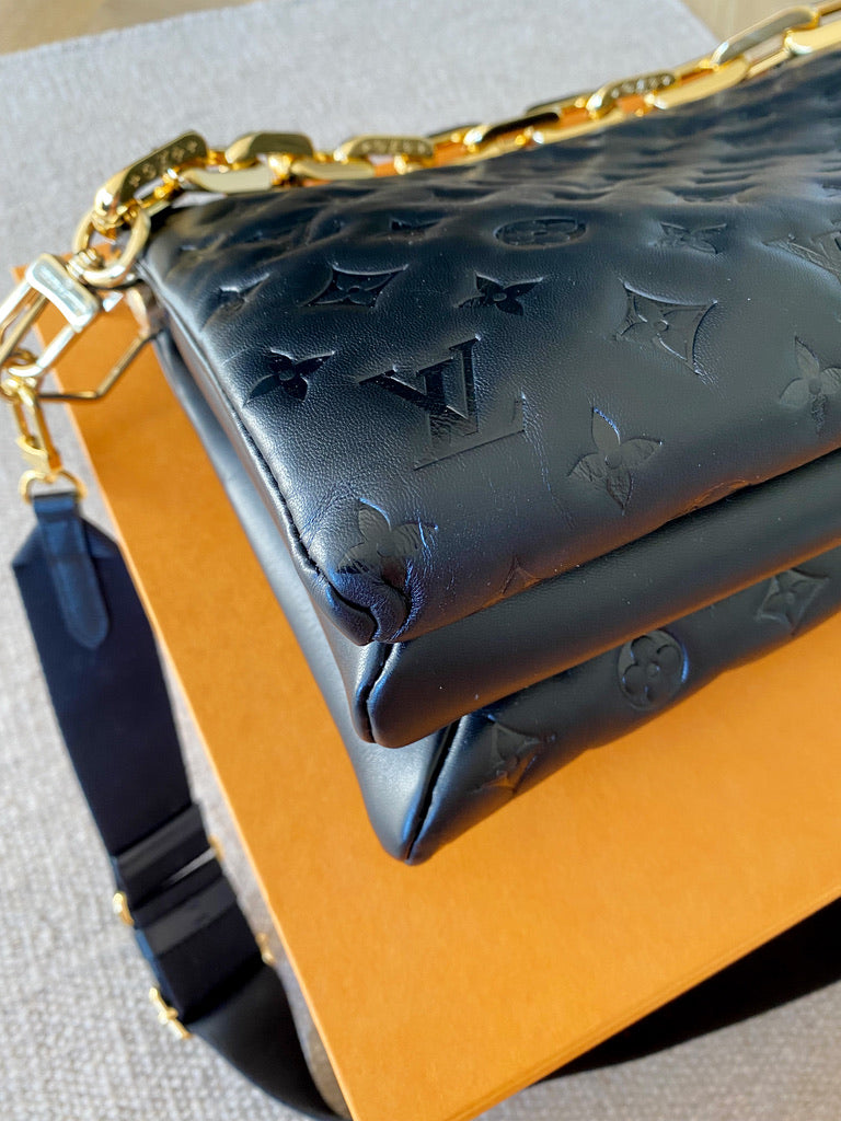 Coussin MM Bag - Sort med guldhardware