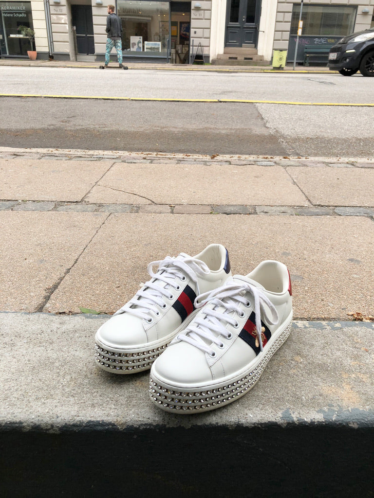 Gucci Ace Crystal Sneakers - Passer ca str 38-38,5