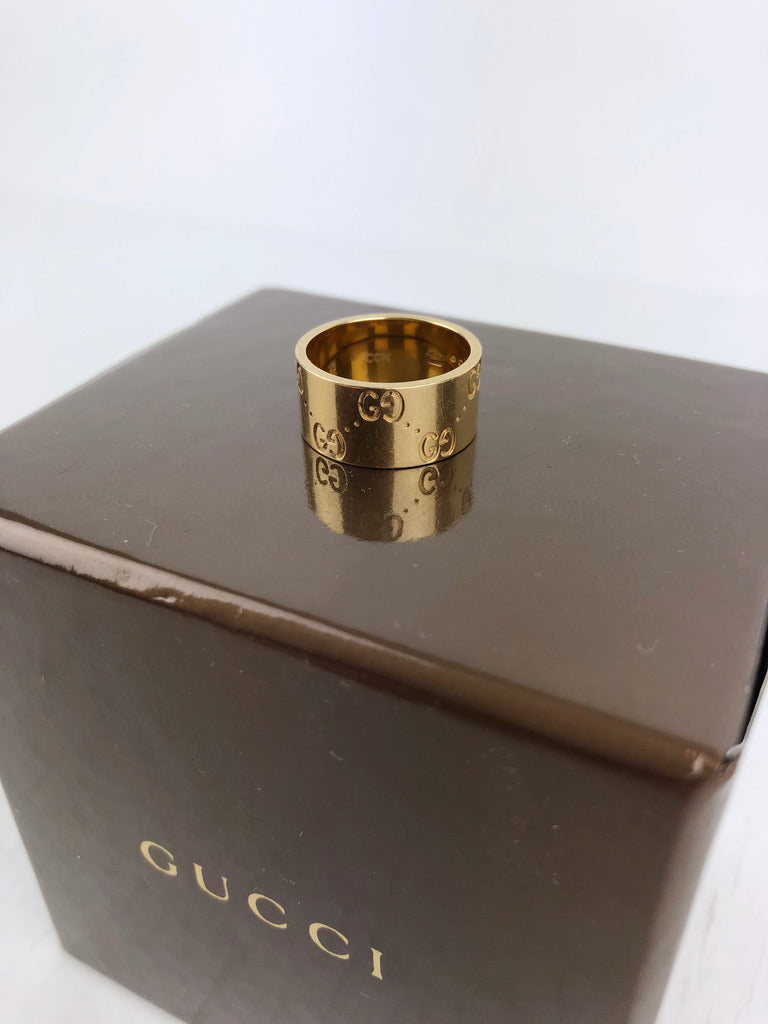 Gucci Bred Icon Ring 18 Karat Guld - Passer ca str 51/52