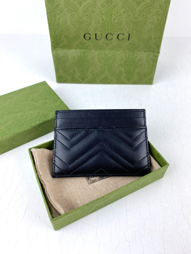 Gucci Marmont Kortholder - Sort - (Nypris 1.850 kr)