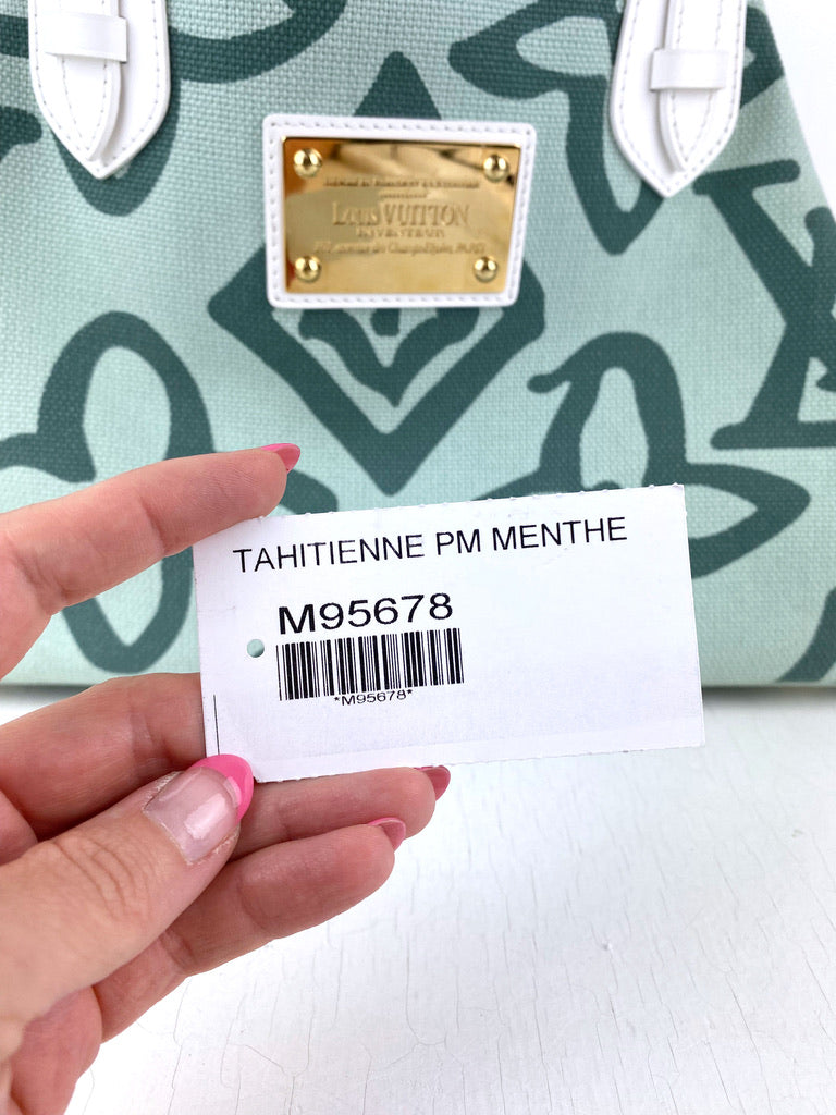 Louis Vuitton Tahitienne Menthe PM Taske