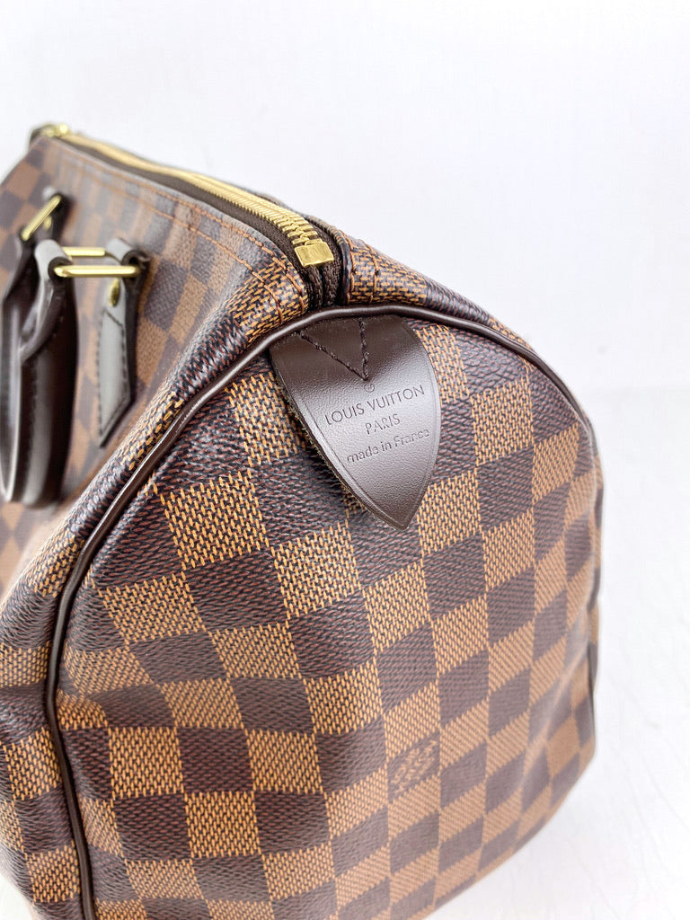 Louis Vuitton - Speedy Taske 30 Damier Ebene - (Nypris 10.500 kr)