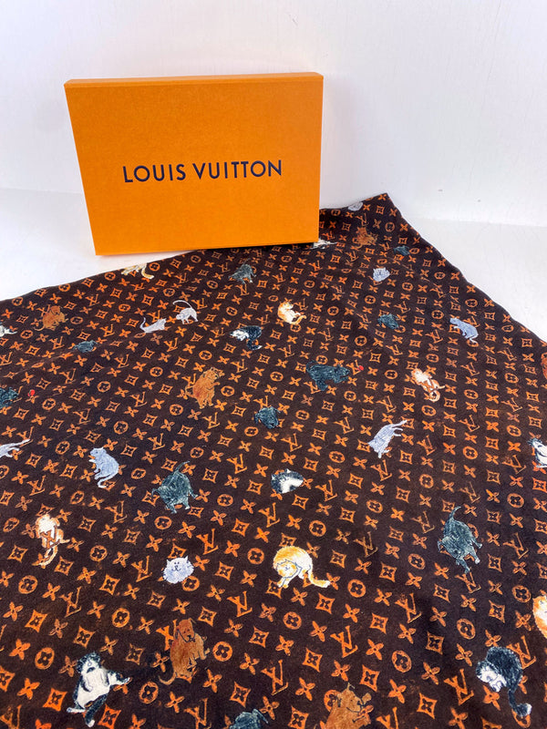 Louis Vuitton - Stort Tørklæde - Limited Edition.  (Nypris 4.550 kr)