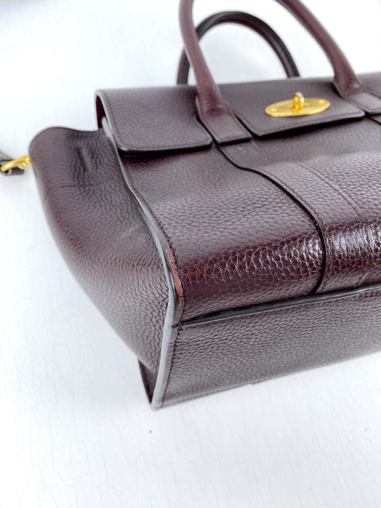 Mulberry Small Bayswater - Bordeauxfarvet