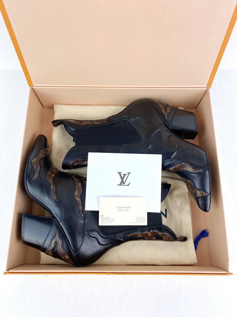 Louis Vuitton Fireball Boots - Str 39 - (Nypris 12.460 kr/1.780 Dollars)