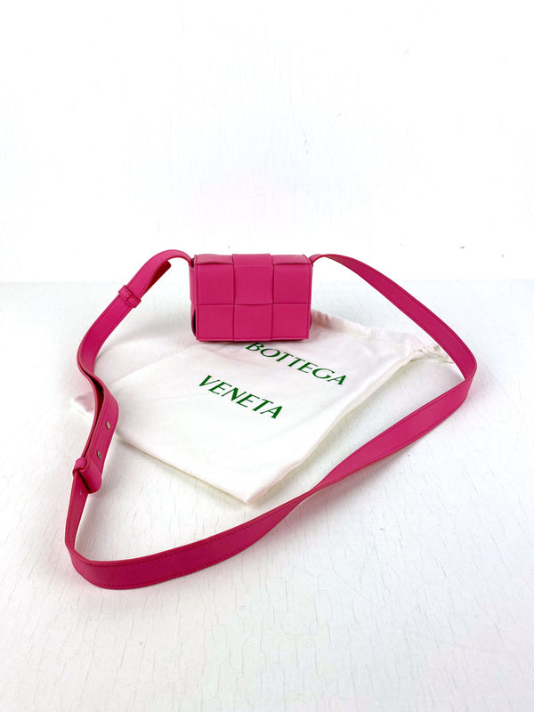 Bottega Veneta Mini Schoulder Bag/Taske - Pink (Nypris ca 5.888 kr/750 Euro)
