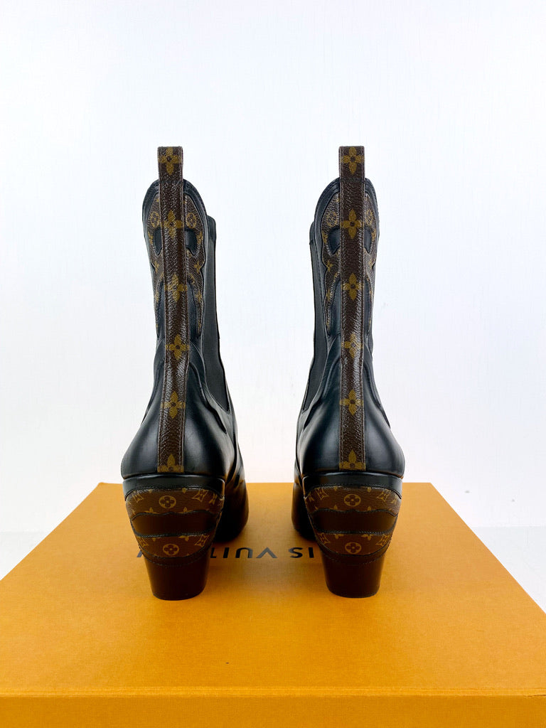 Louis Vuitton Fireball Boots - Str 39 - (Nypris 12.460 kr/1.780 Dollars)