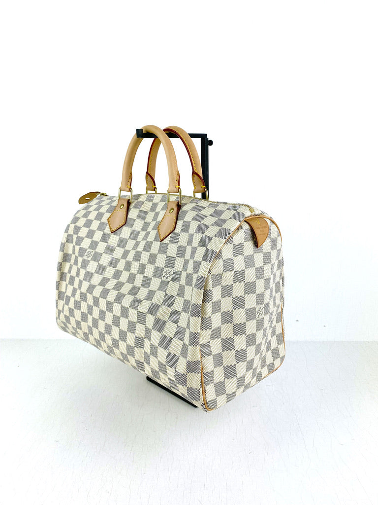 Louis Vuitton - Speedy 35 Damier Azur - (Nypris 10.800 kr)