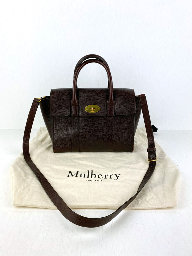 Mulberry Small Bayswater - Bordeauxfarvet