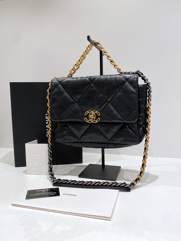 Chanel 19 Large Handbag/Crossbody Taske - (Nypris 55.540 kr)