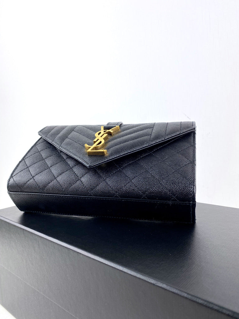 Saint Laurent - ENVELOPE SMALL IN QUILTED - (Nypris 16.158 kr/2.165 Euro)