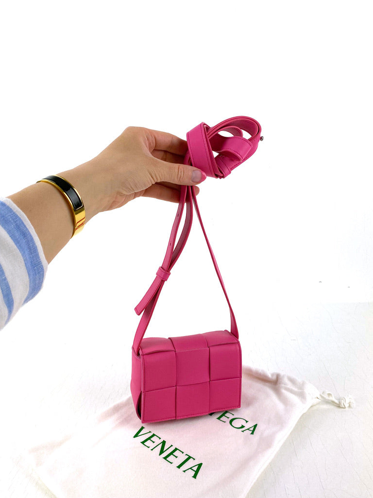 Bottega Veneta Mini Schoulder Bag/Taske - Pink (Nypris ca 5.888 kr/750 Euro)