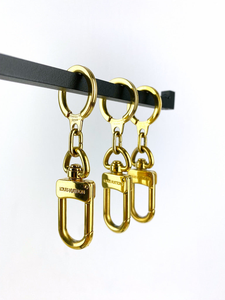 Louis Vuitton Nøglering/Taskeforlænger - Guldfarvet