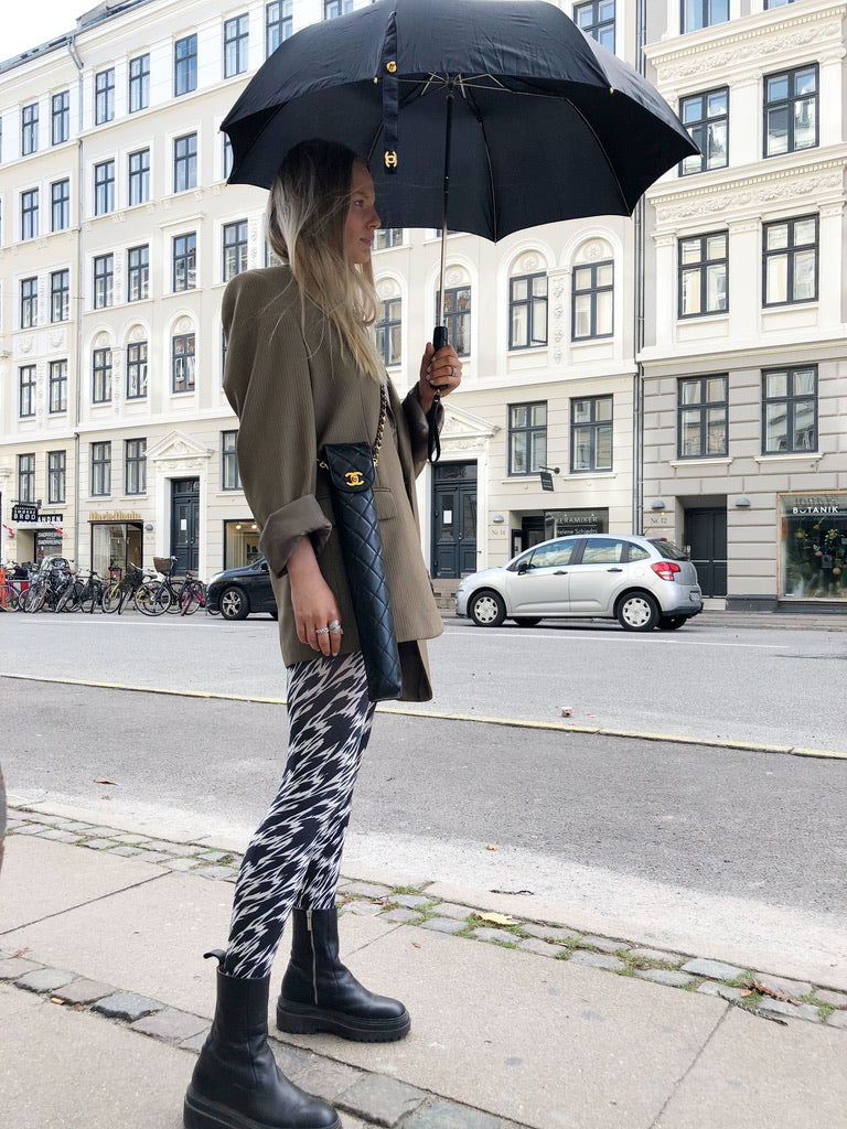 Chanel Vintage Paraply inkl. taske til paraplyen