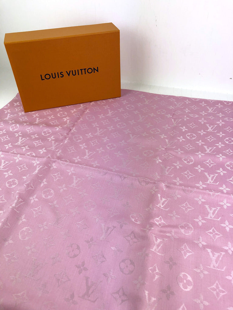 Louis Vuitton Monogram Shawl/stort - Lyserødt