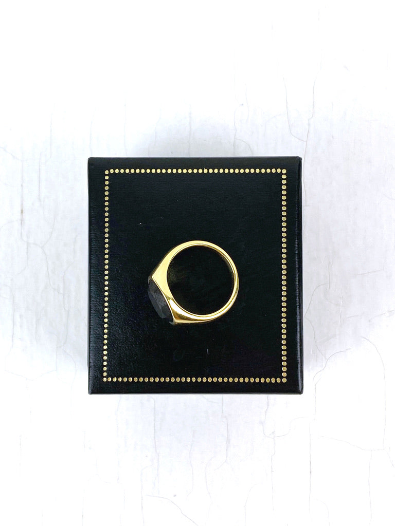 Kinraden - Lillefinger Ring, 18 Karat Guld - Str 46