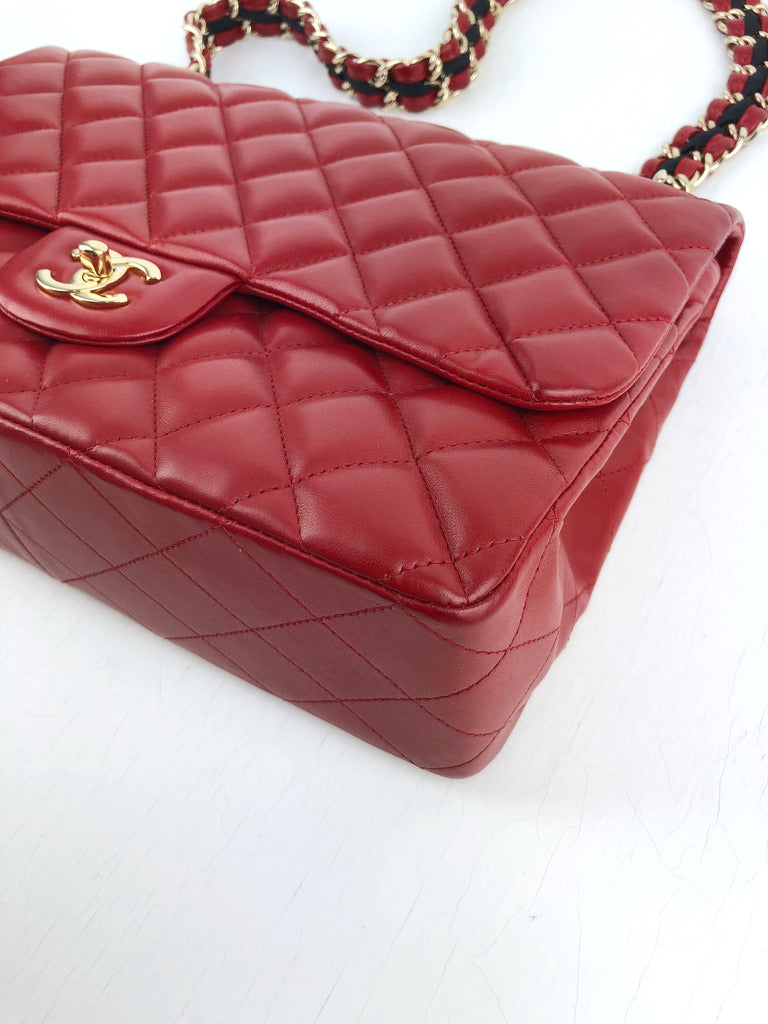 Chanel Large Flap Bag - Rød