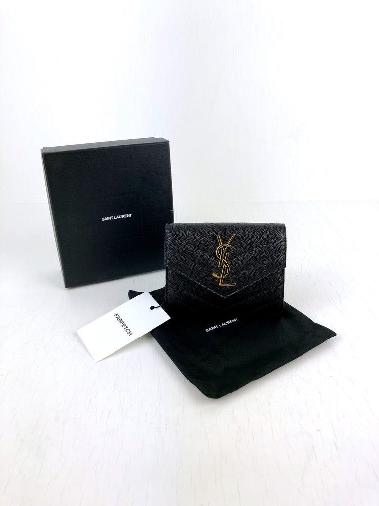 Saint Laurent Compact Tri Fold - Wallet/Pung
