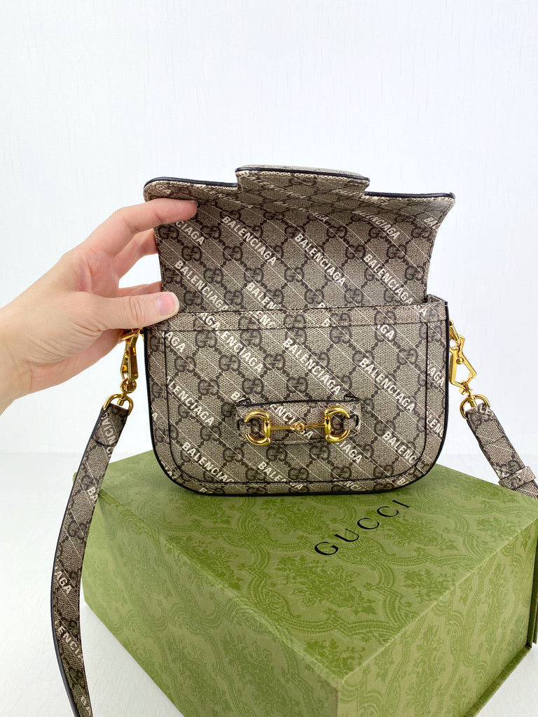 Gucci X Balenciaga Monogram Bag - (Nypris 18.750 kr)