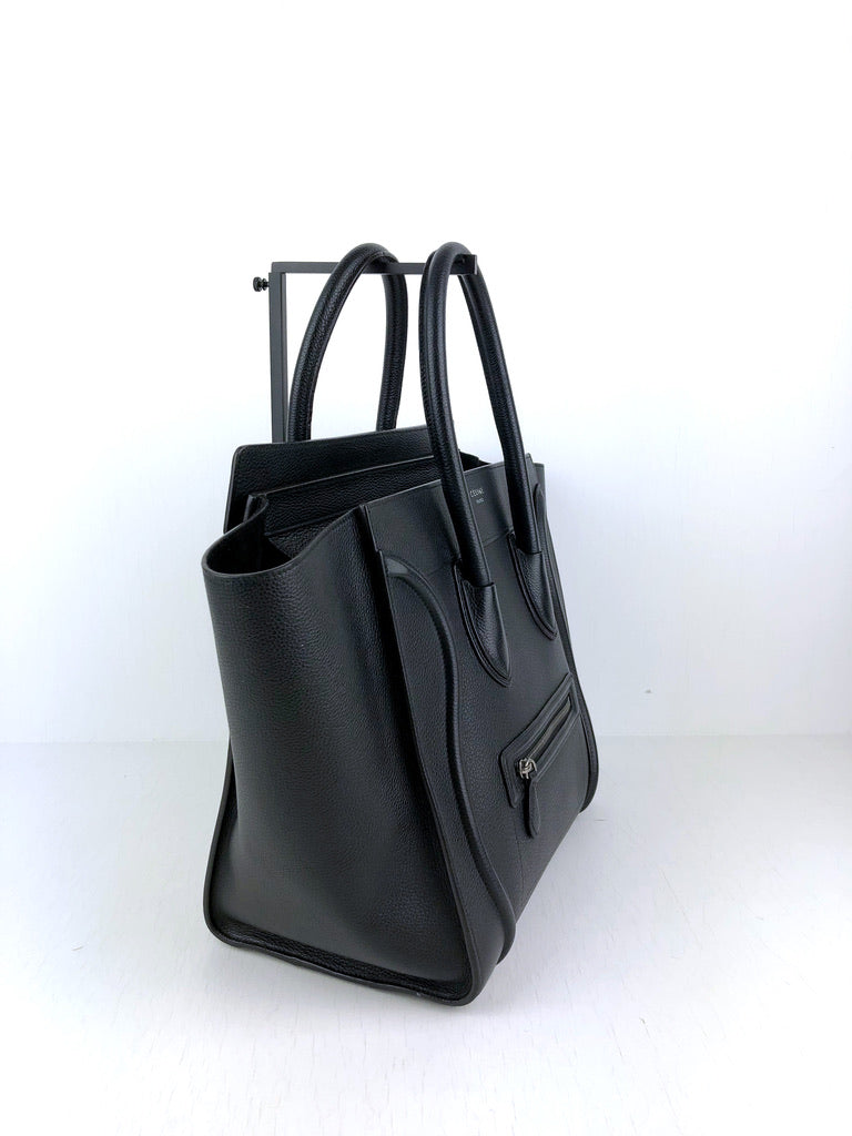 Celine Mini Luggage Handbag - Sort
