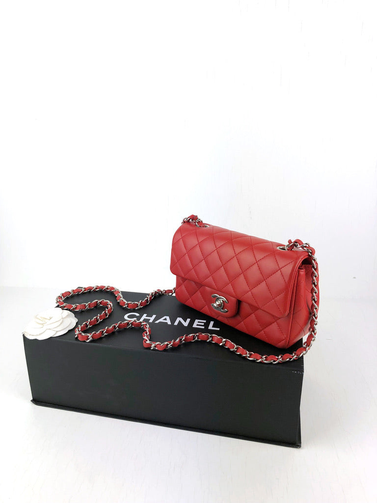 Chanel Mini Flap - Rød