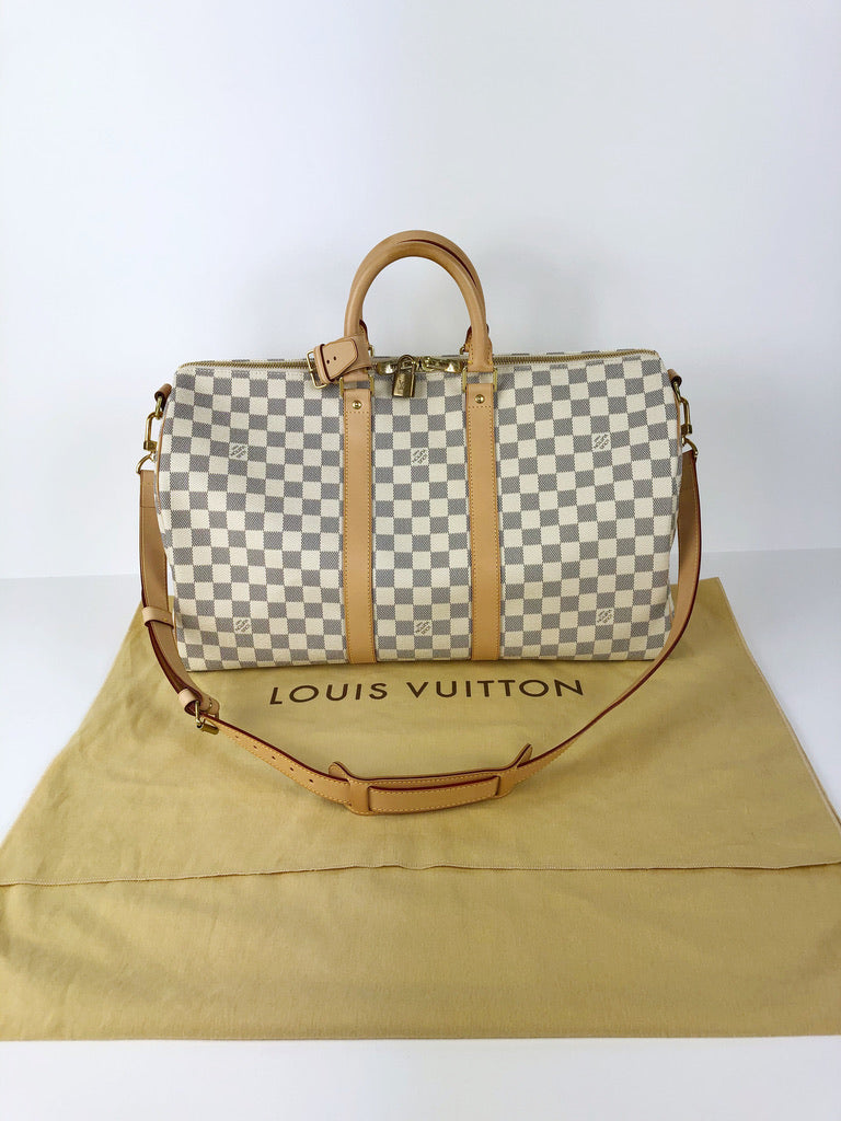 Louis Vuitton Keepal 45 Damier Azure
