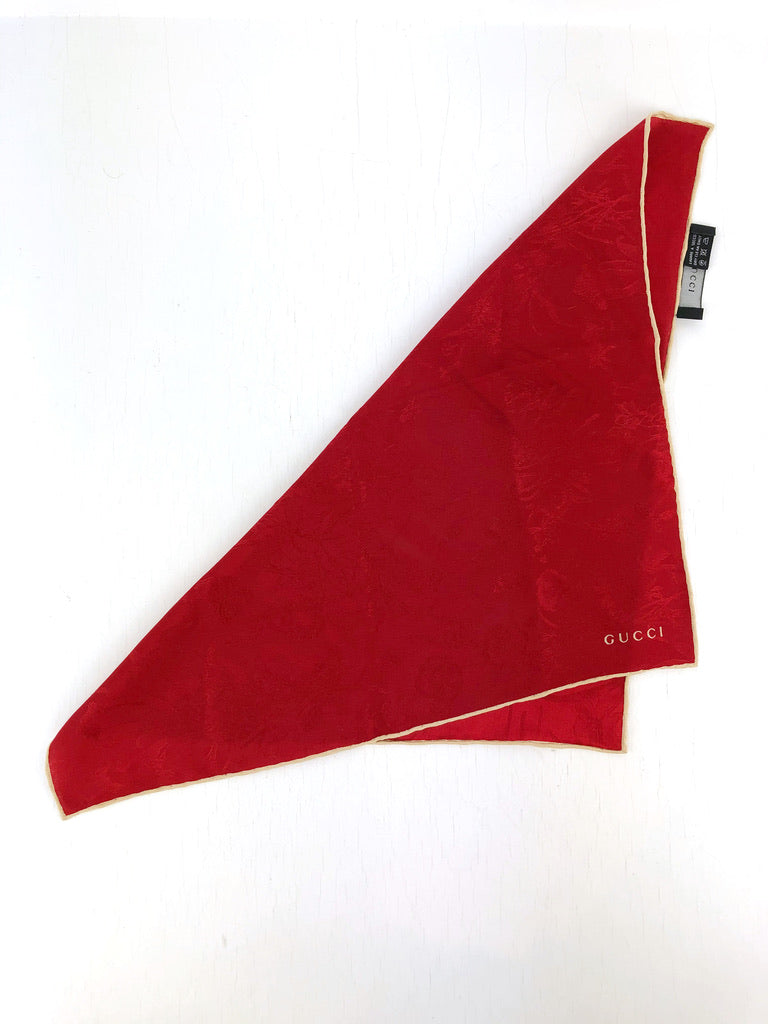 Gucci Lille Tørklæde - Rødt