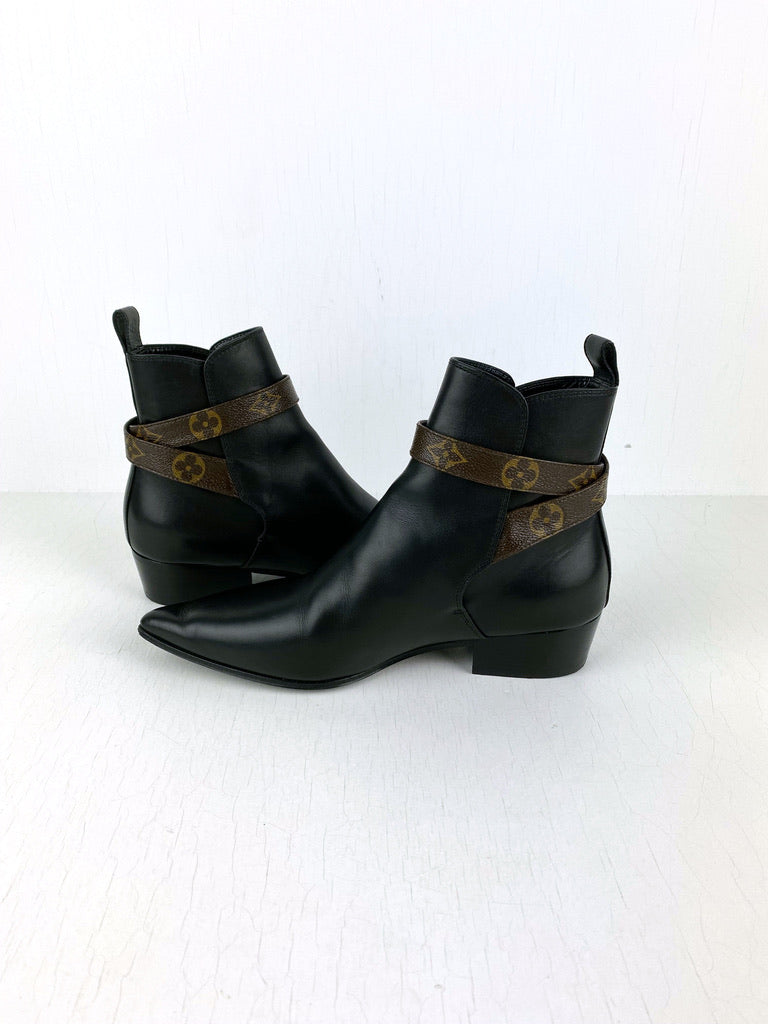 Louis Vuitton Ankle Boots - Str 37,5