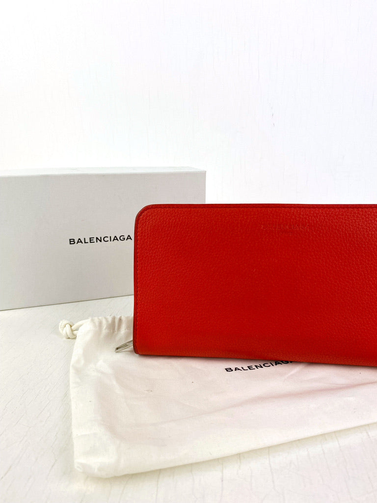 Balenciaga Wallet - Rød - (Nypris ca 3.700 kr/505 Euro)