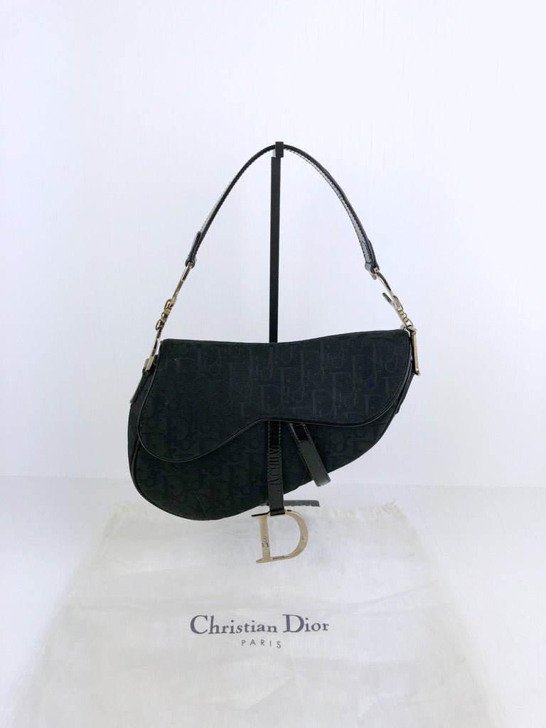 Dior Saddle Bag - Sort