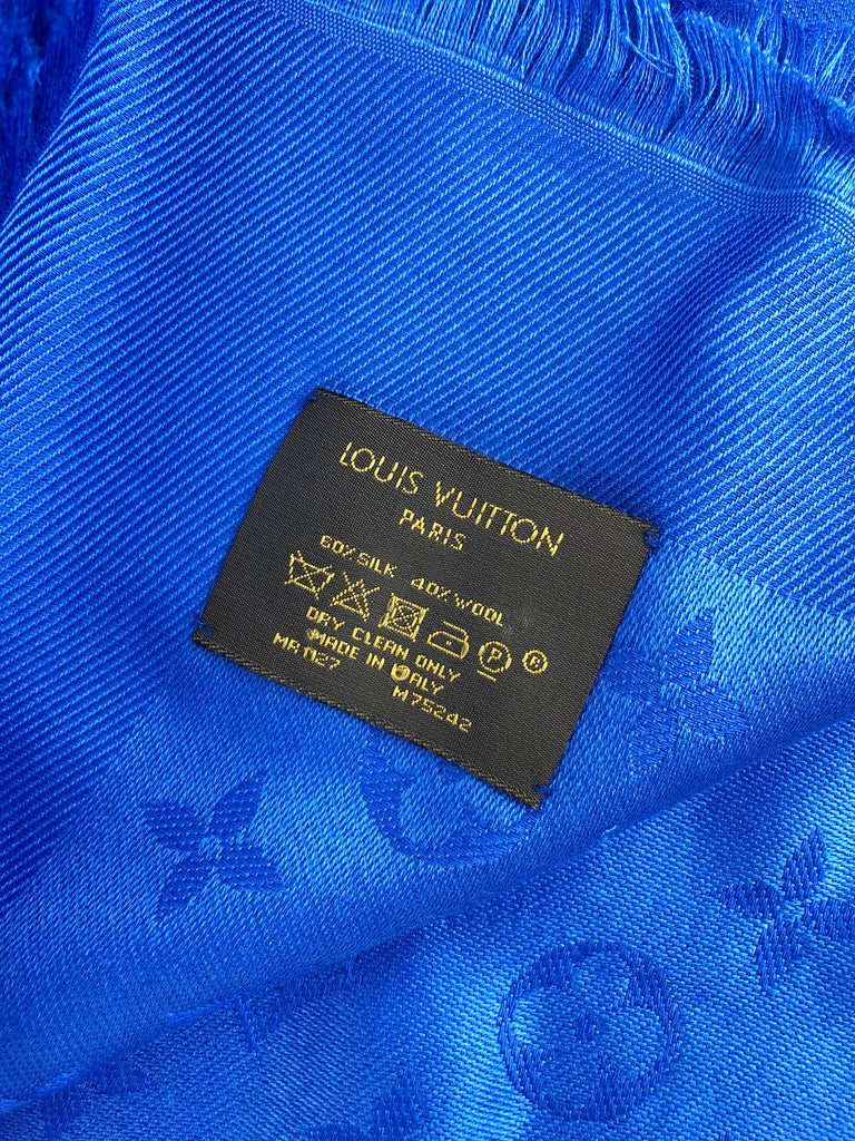 Louis Vuitton Stort Tørklæde/Shawl - Blåt