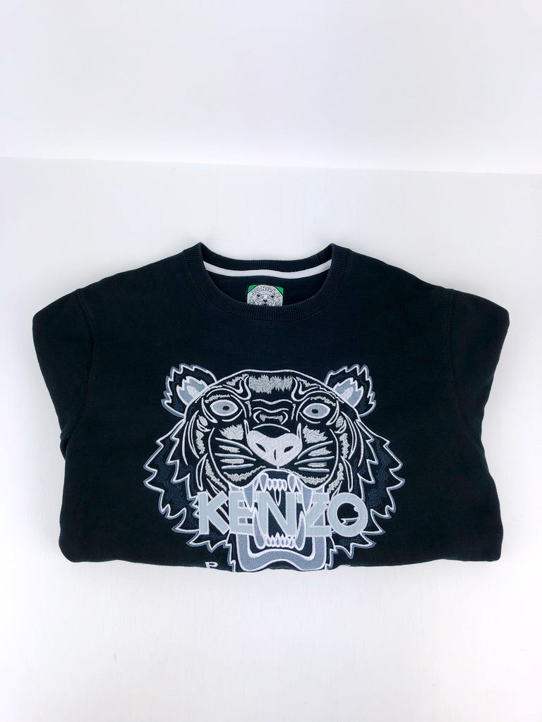 Kenzo Sweatshirt - Str XL/ Lille i størrelsen.
