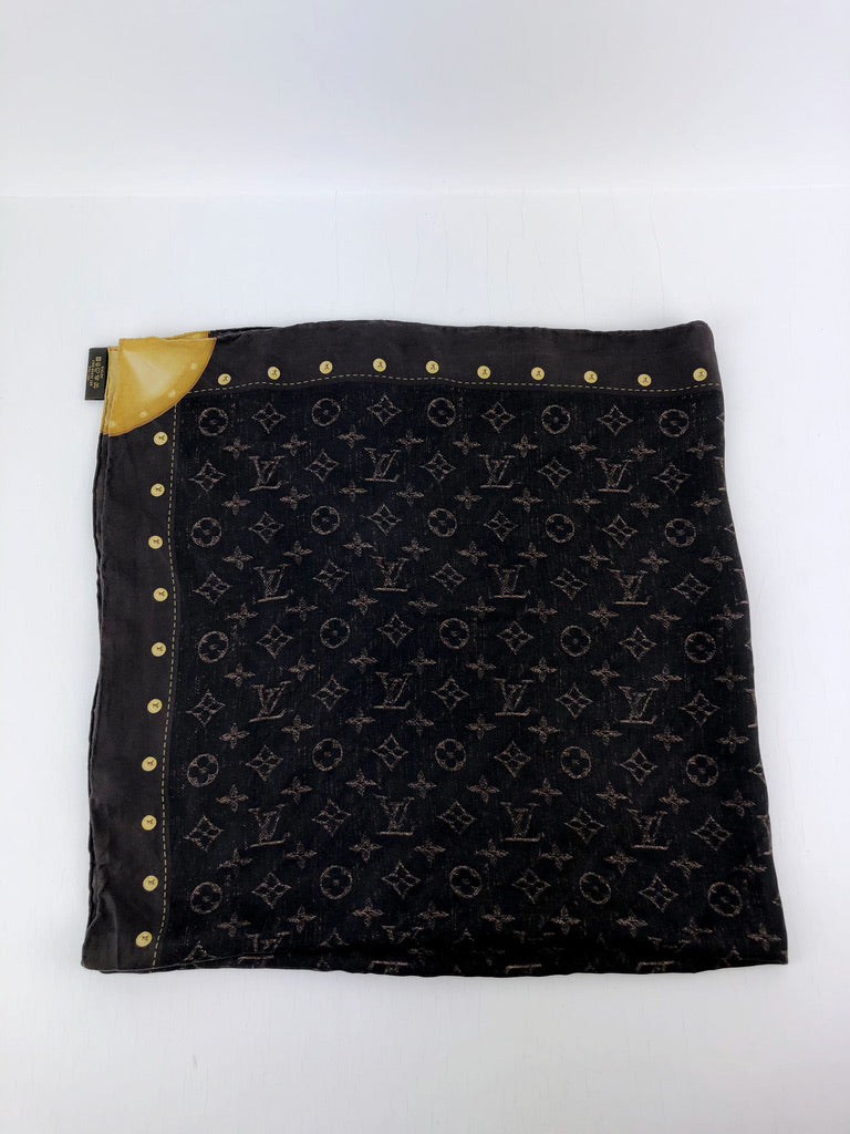 Louis Vuitton Silketørklæde - Brunt