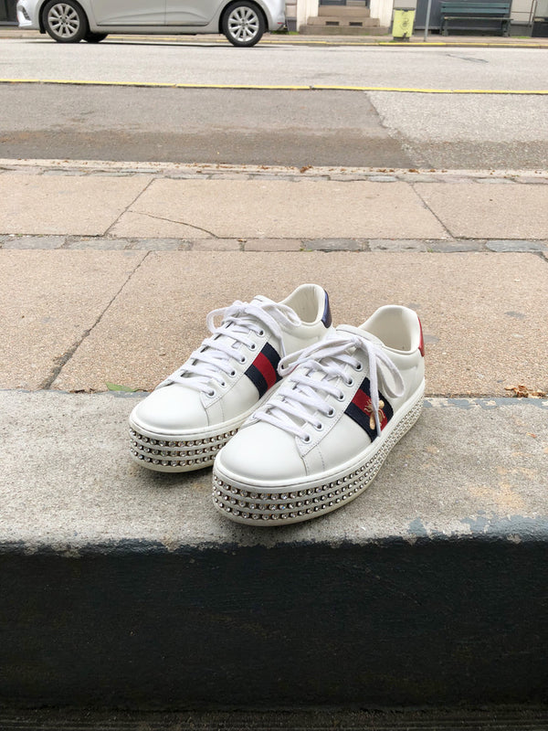Gucci Ace Crystal Sneakers - Passer ca str 38-38,5