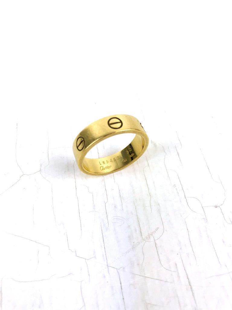 Cartier -  Love Ring - 18 karat Guld Ring - Str 60