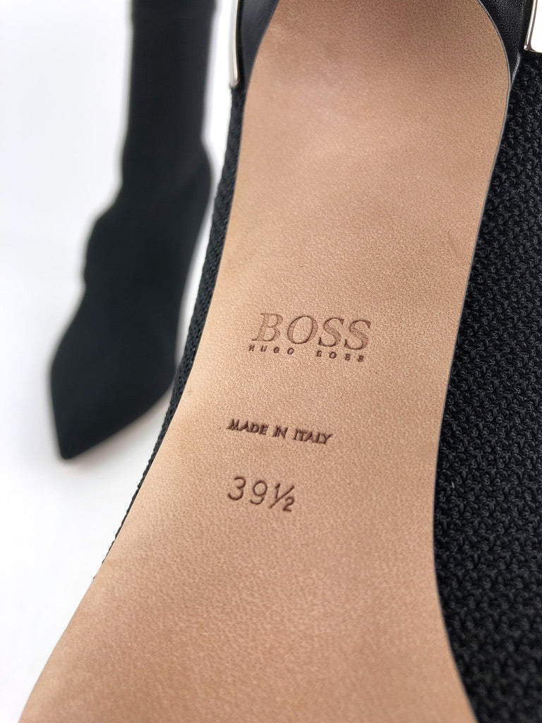 Hugo Boss Støvler Med Hæl - Str 39,5