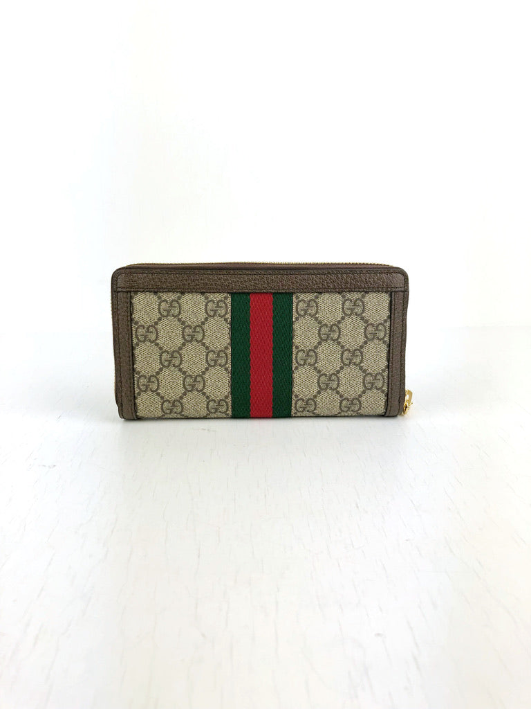 Gucci Ophidia GG Supreme Zip Wallet/ Pung