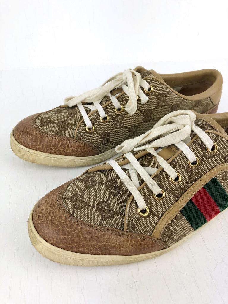 Gucci Monogram Sneakers - Str 38