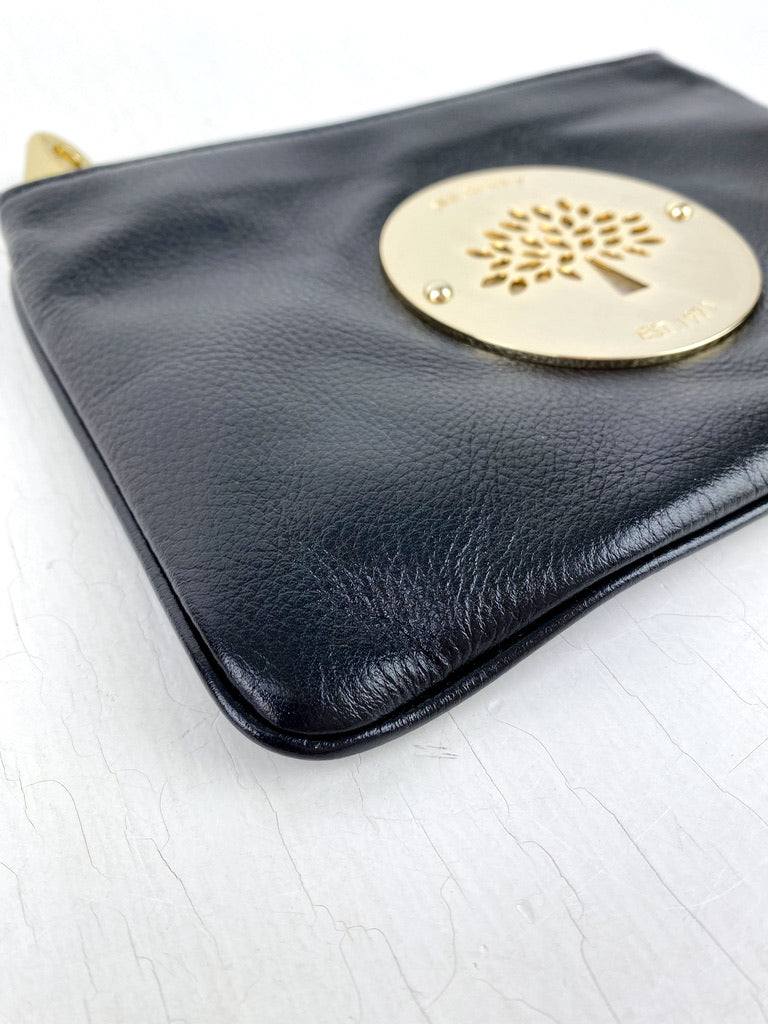 Mulberry Daira Pouch/Clutch - Sort Med Guldhardware