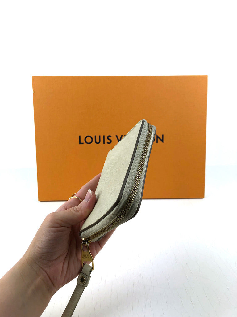 Louis Vuitton Empreinte Leather Wallet - Cremehvid - (Nypris ca 4.100 kr)