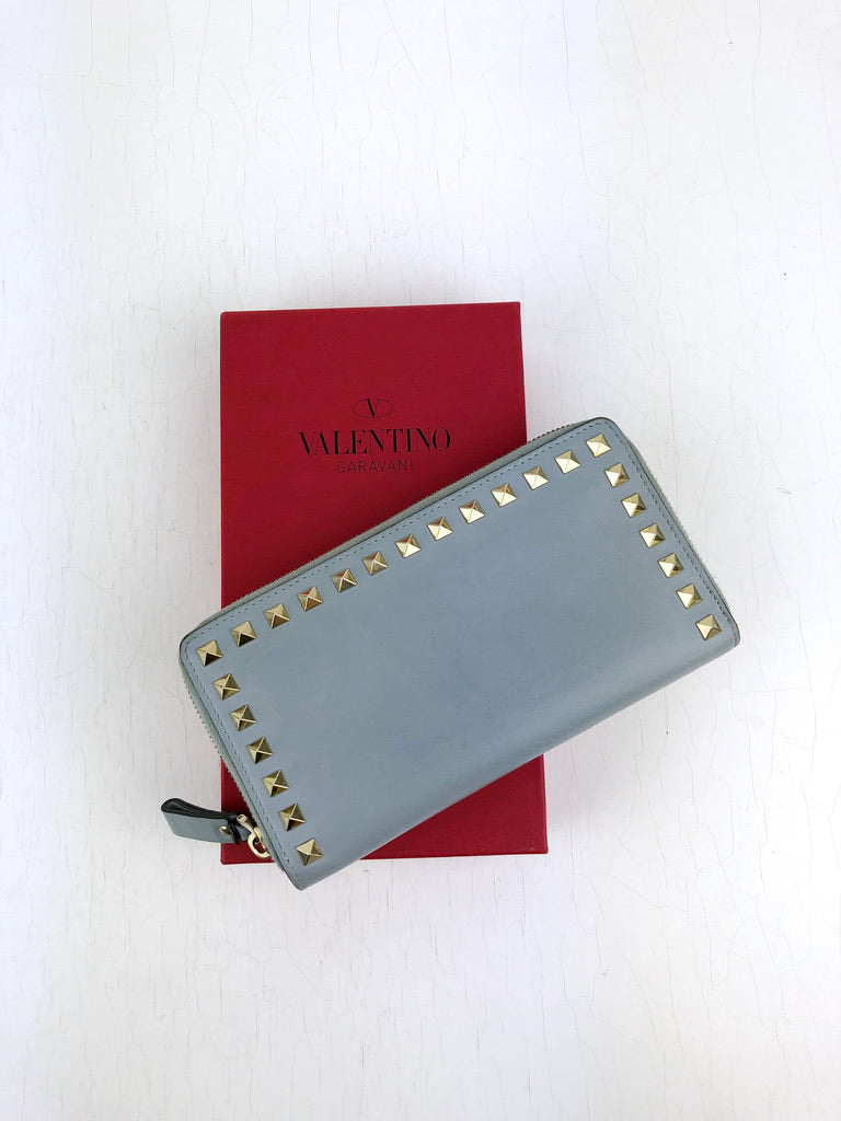 Valentino Rockstud Wallet/Pung - Blå