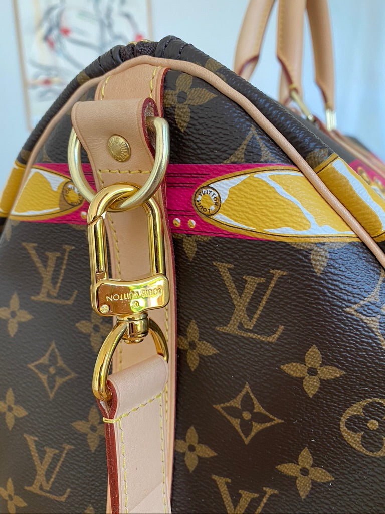 Louis Vuitton Keepal Bandouliere 50 Summer Trunk  Monogram Canvas Bag - Limited Edition