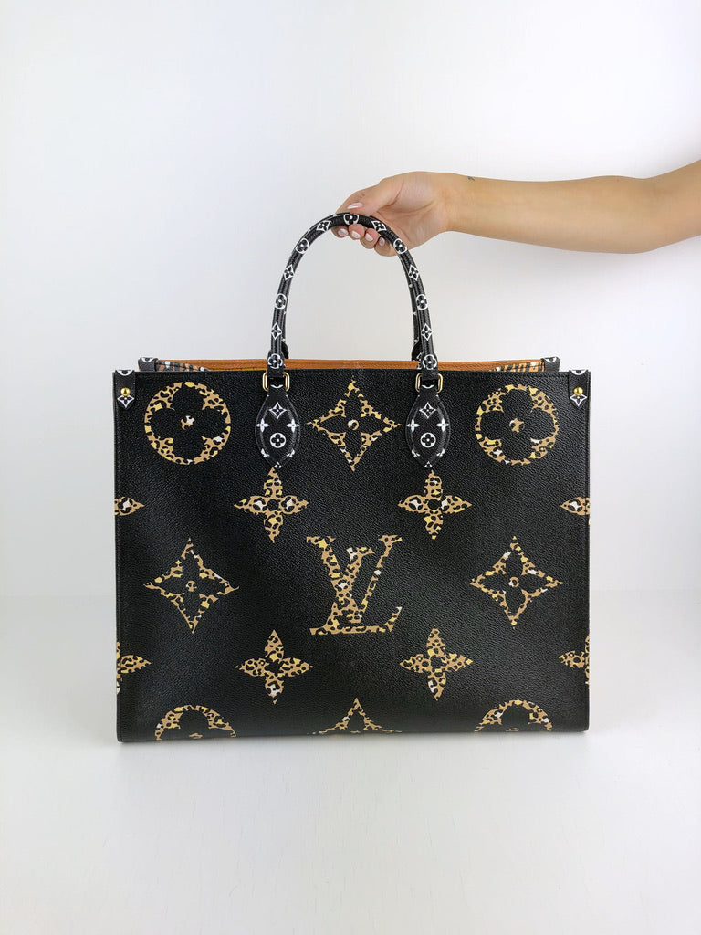 Louis Vuitton On The Go Jungle GM Taske - Limited Edition