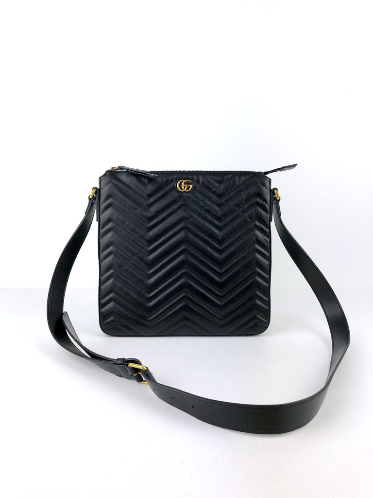 Gucci GG Marmont Messenger Bag/Taske Sort