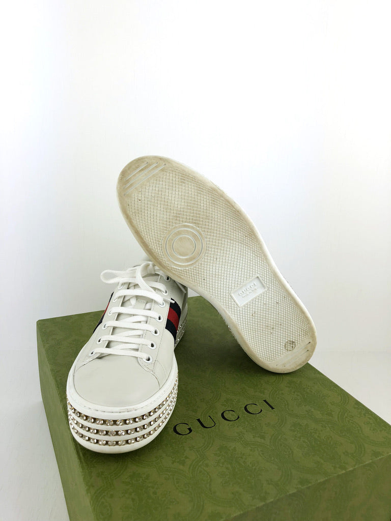 Gucci Ace Crystals Limited Edition Sneakers - Passer Ca Str 39,5