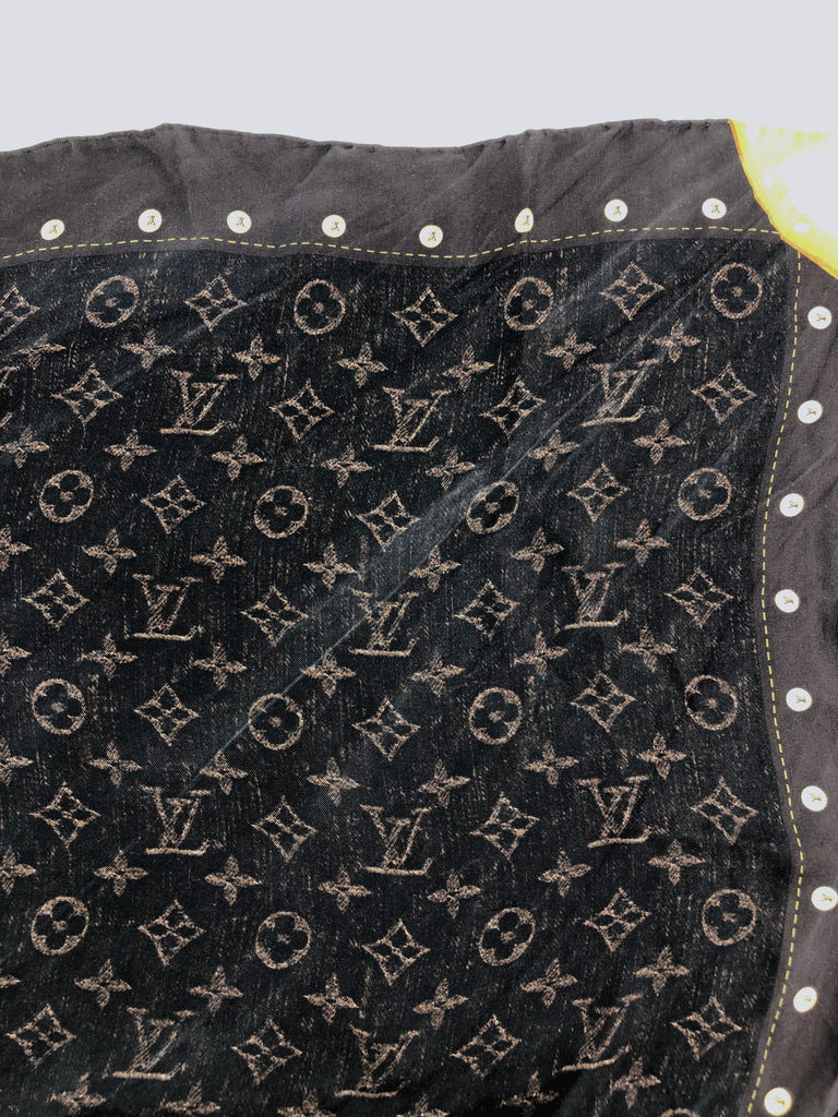 Louis Vuitton Silketørklæde - Brunt