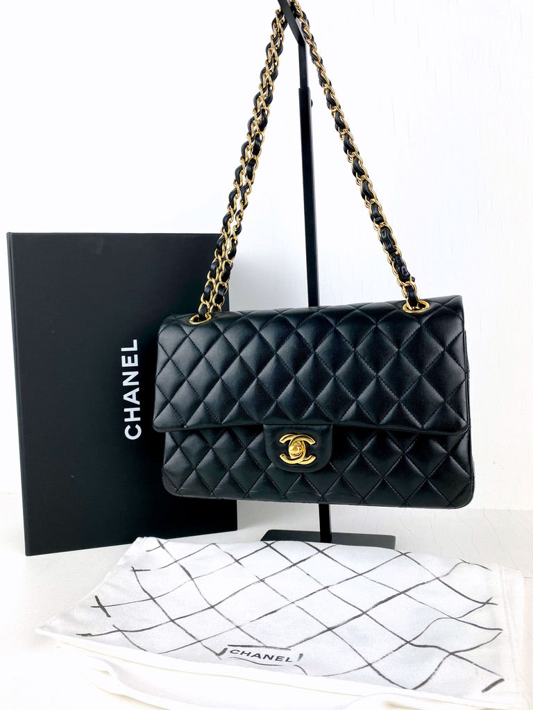 Chanel Classic Flap - Medium - Lamb - Black - Fra 2021