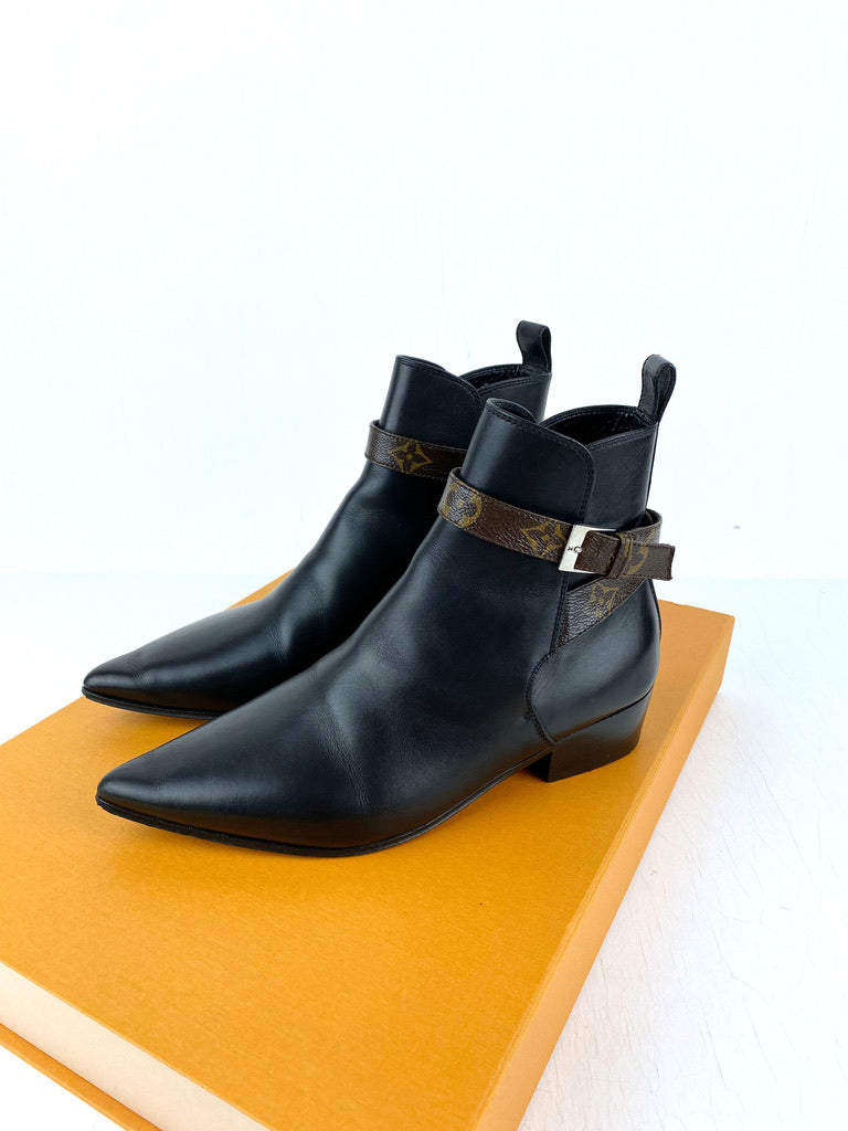 Louis Vuitton Ankle Boots - Str 37,5